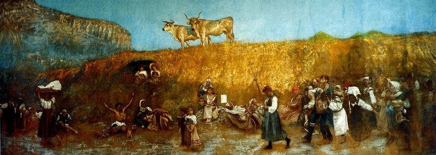 Francesco Paolo Michetti - Gli storpi, Palazzo delle Belle Arti, Roma